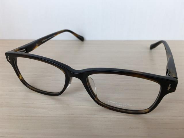 KATHARINE HAMNETT LONDON（キャサリンハムネットロンドン） KH9216/2（ブラウンササ） メガネフレーム 54サイズ 新品