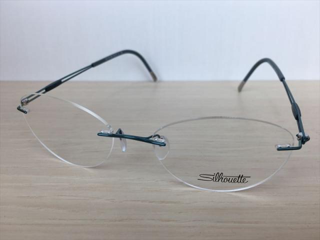 Silhoette（シルエット） TITAN NEXT GENERATION（チタンネクストジェネレーション） 5521/FB/5042（REAL TEAL） メガネフレーム 52サイズ 新品