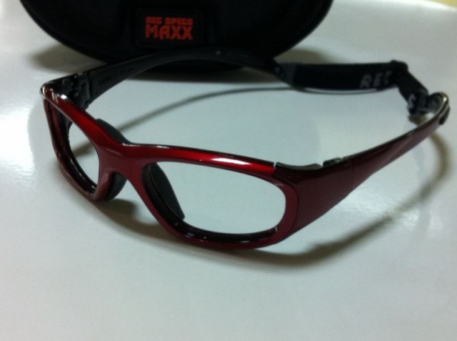 REC SPECS(レックスペックス) 子ども用スポーツメガネ MX-20 CRIMSON BLACK(クリムゾンブラック) 48サイズ