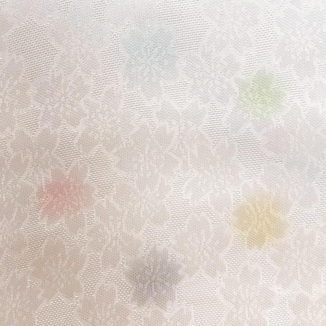 長襦袢】紋紗 桜五彩