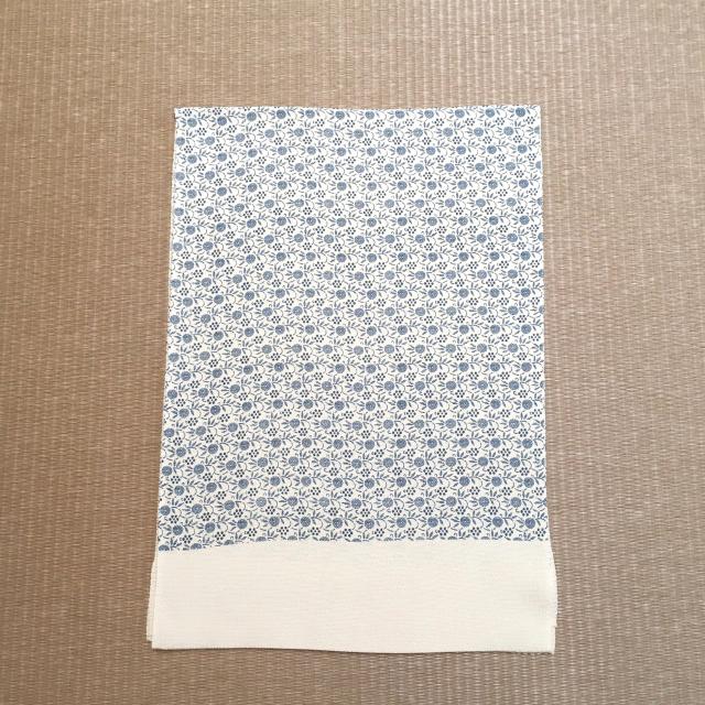 【帯揚】木版染南天唐草 カジュアル