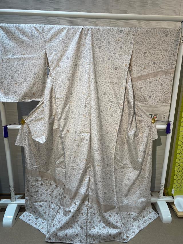 【紬】結城紬訪問着ぜんまい織