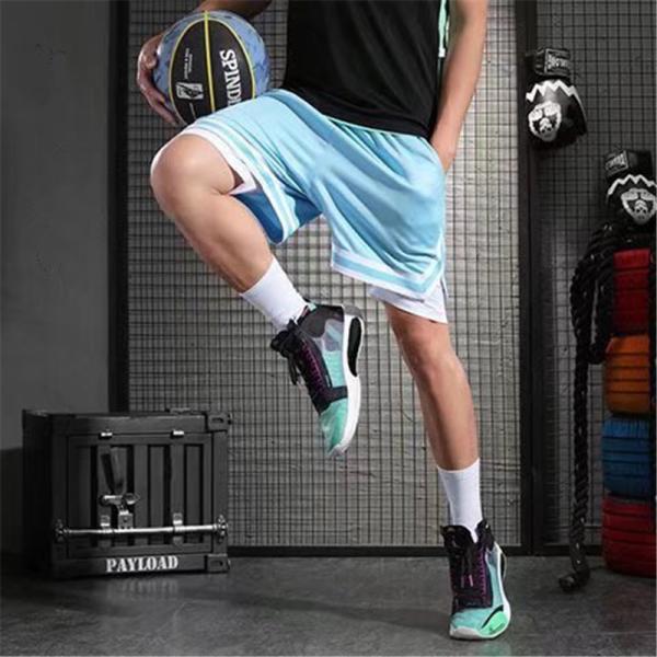 LYFT メッシュ バスケットボールパンツ 黒 白 LÝFT Mesh Basketball Shorts - Black
