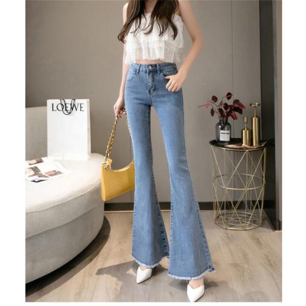 パンタロン レディース デニム 刺繍 スキニー ジーパン 刺繍デニム