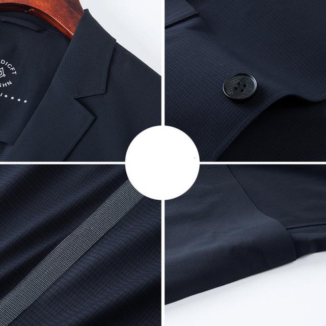 テーラードジャケット メンズ ビジネスジャケット 高級感 春 秋 薄手