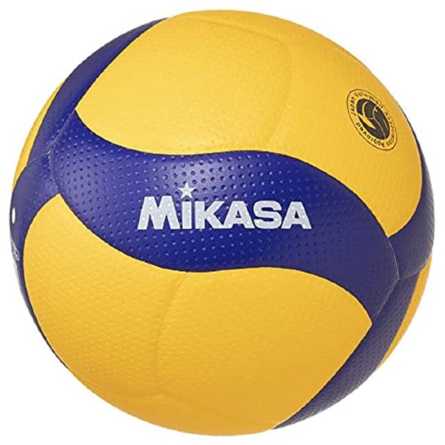 ミカサMIKASA バレーボール 5号 国際公認球 検定球 一般大学高校 イエロー/ブルー V200W 推奨内圧0.3kgf/?