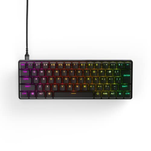SteelSeries ラピッドトリガー 搭載 ゲーミングキーボード ミニサイズ Apex Pro Mini JP 有線 本語配列 OmniPoの通販は