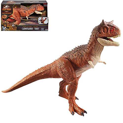 マテル ジュラシックワールドJURASSIC WORLD スーパービッグ カルノタウルスブル 全長:91?p4歳~ HBY86の通販は