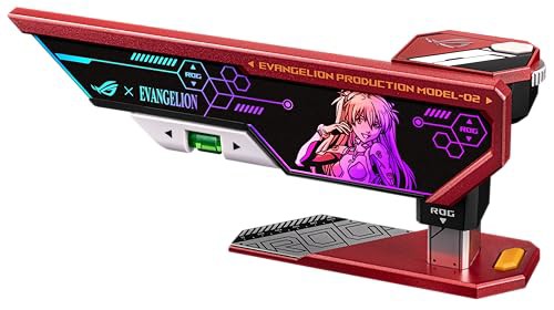 ASUS ROG Herculx EVA-02 Edition グラフィックカードホルダー 工具不要デザイン、水準器付き、ソリッド亜鉛合金、72