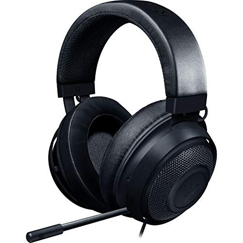 Razer Kraken Black ゲーミングヘッドセット アナログ接続 PS5 PS4 PC Switch スマートフォン 冷却ジェルパッド