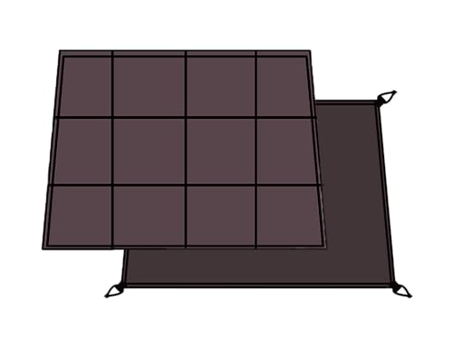 スノーピーク peakトゥーガマットシートセット TP-690-1 テント シェルター ４人用 キャンプ アウトドア