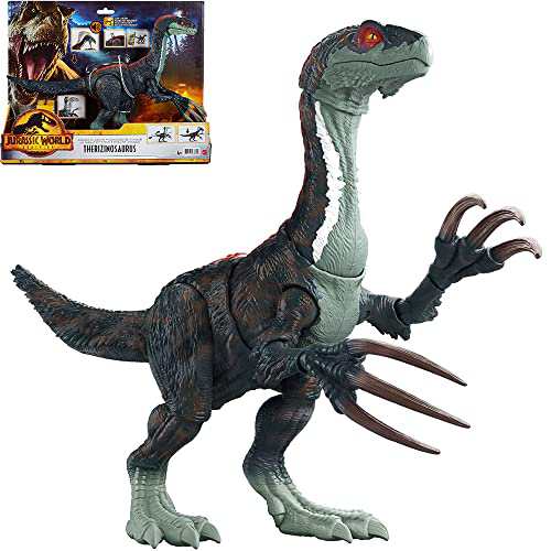 マテル ジュラシックワールドJURASSIC WORLD 新たなる支配者 スーパーアクション テリジノサウルス 全長:約34?p 恐竜 おもちゃの通販は