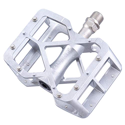 MKS三ヶ島製作所 自転車 ペダル ALLWAYS オールウェイズ シルバー マウンテン用 アルミニウム