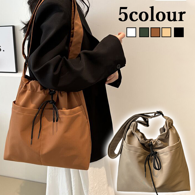 ショルダーバッグ　トートバッグ レディース バッグ かわいい おしゃれ  フェイクレザー  シンプル 軽量 大容量 の通販は 6,278円