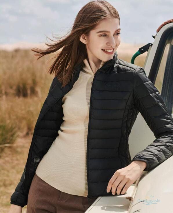 ダウンジャケット メンズ 無地 ハイネック アウター フード付き 撥水