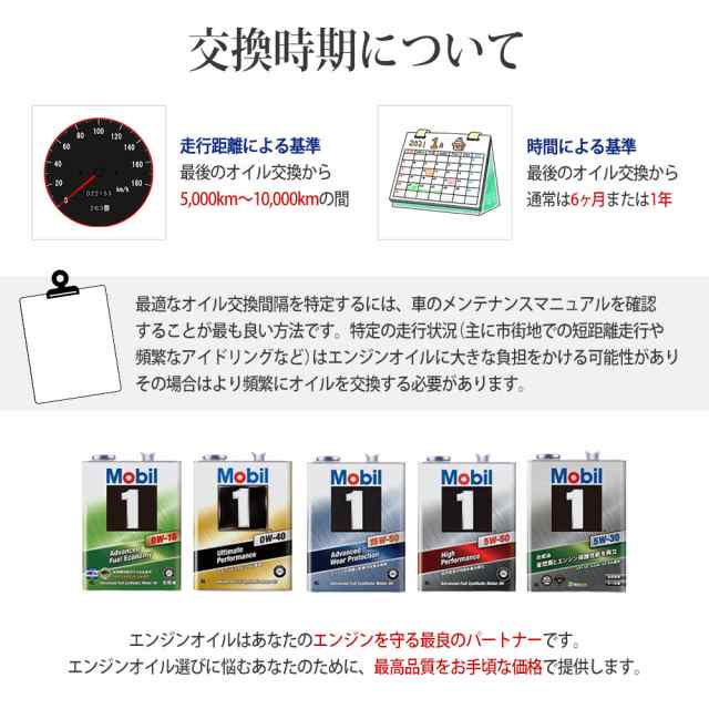 Mobil 0w40  エンジンオイル1L  4個セット - 4