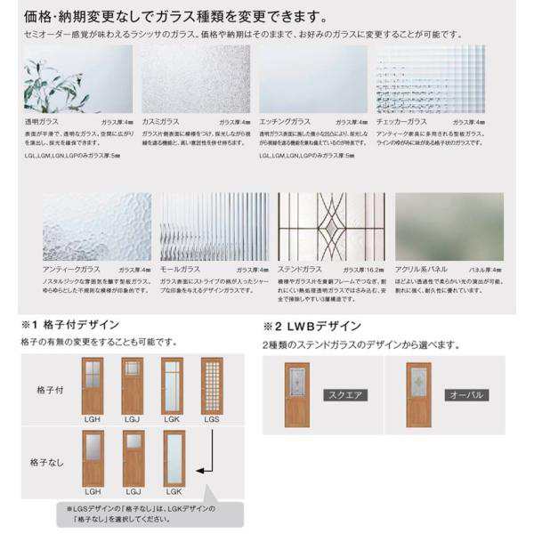 LIXIL ラシッサDラテオ 標準ドア LGL (05520・0620・06520・0720・0820・0920) ケーシング付 室内ドア トステム  室内建具 建具 ドア 扉 の通販はau PAY マーケット アルミサッシ建材の建くるショップ au PAY マーケット－通販サイト