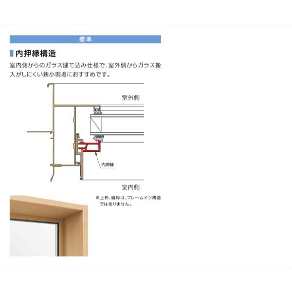 サーモスL FIX窓外押縁タイプ 041038（w450mm×h450mm）ネジ付き