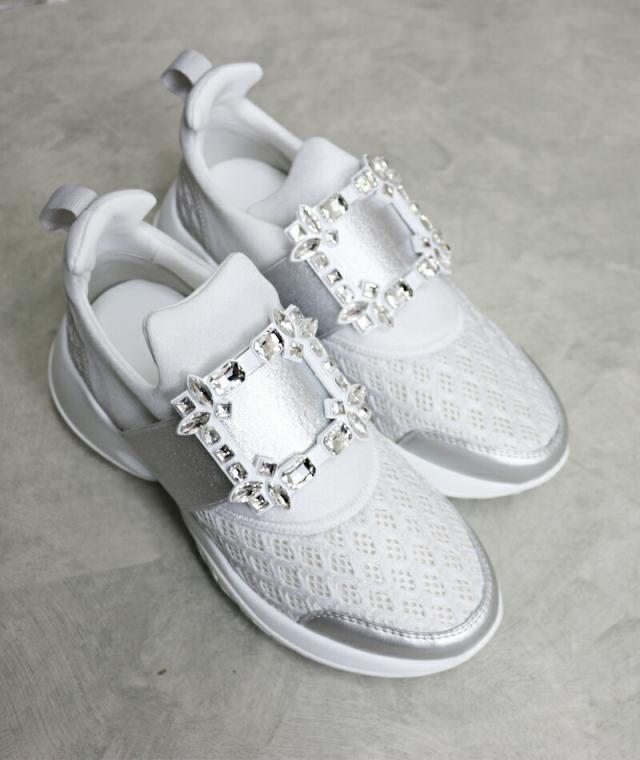 《送料無料》ビジュー メッシュ スニーカー 楽ちん 疲れにくい レディース 22 23 24 25 白 ブラック ホワイト おしゃれ かわいい 靴 痛くない スポーツ 厚底スニーカー 厚底 ダッドスニーカー 韓国ファッション シューズ 軽い 大人女子