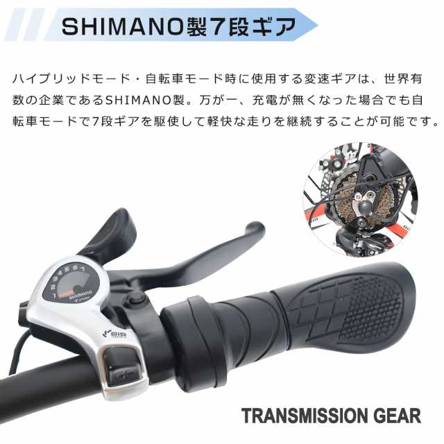 FLYFISH アクセル付き フル電動自転車 20インチ モペット 型 電動