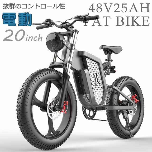 suipie フル電動自転車 20X4.0 - 自転車本体