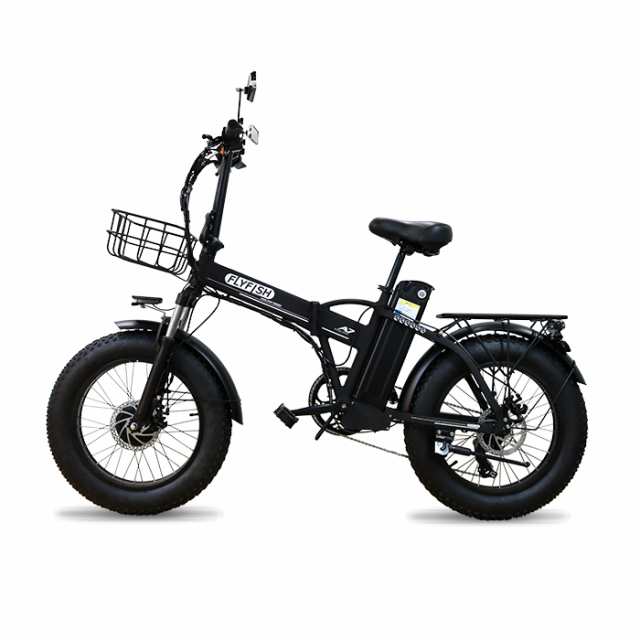 E-BIKE 電動自転車 アクセル付き 折りたたみ自転車 コンパクト 電動自転車 FATBIKE LEDライト付き 時速40キロ 500W  ファットバイク アクの通販はau PAY マーケット - rallyshop | au PAY マーケット－通販サイト