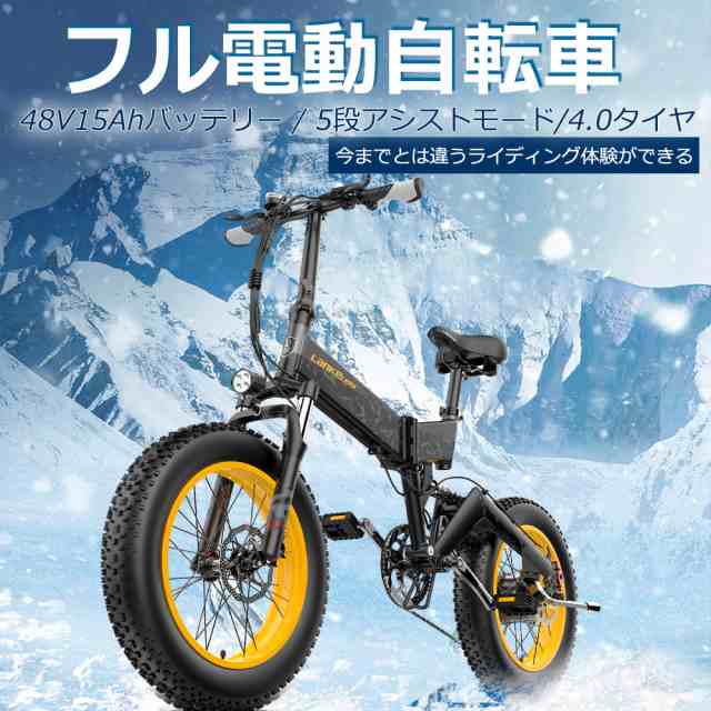 折りたたみ電動アシスト自転車(大容量13Ah約60km)公道走行不可車 