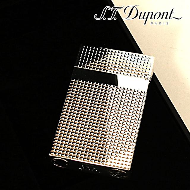 S.T Dupont エス・テー・デュポン ライン2 ダイアモンドヘッド シルバー フリントガスライター 16184 SGEX_1
