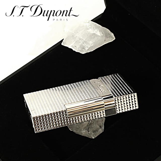 S.T Dupont エス・テー・デュポン ライン2 ダイアモンドヘッド シルバー フリントガスライター 16184 SGEX_3