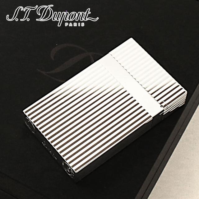 S.T Dupont エス・テー・デュポン ライン2 バーティカルライン シルバー フリントガスライター 16817 SGEX_1