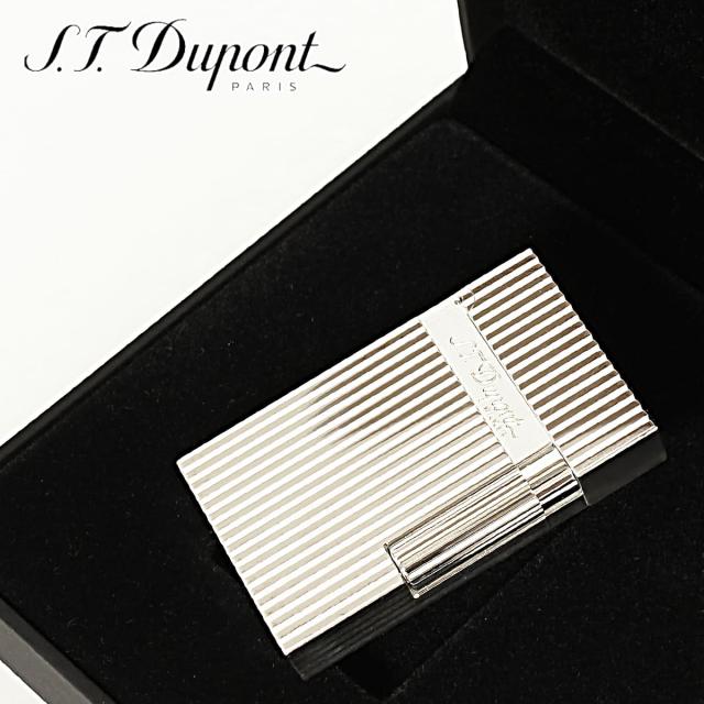 S.T Dupont エス・テー・デュポン ライン2 バーティカルライン シルバー フリントガスライター 16817 SGEX_3