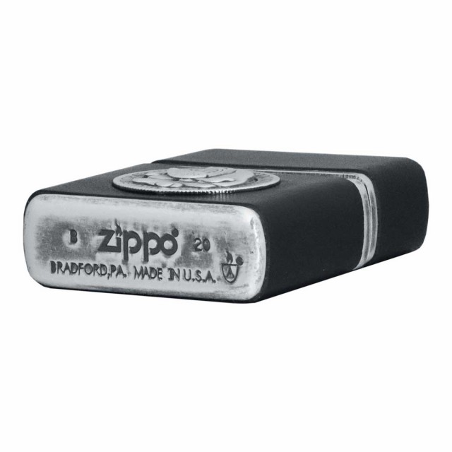 ZIPPO ジッポー オイルライター ガルフィー/GALFY162-Black レザーメタルエンブレム