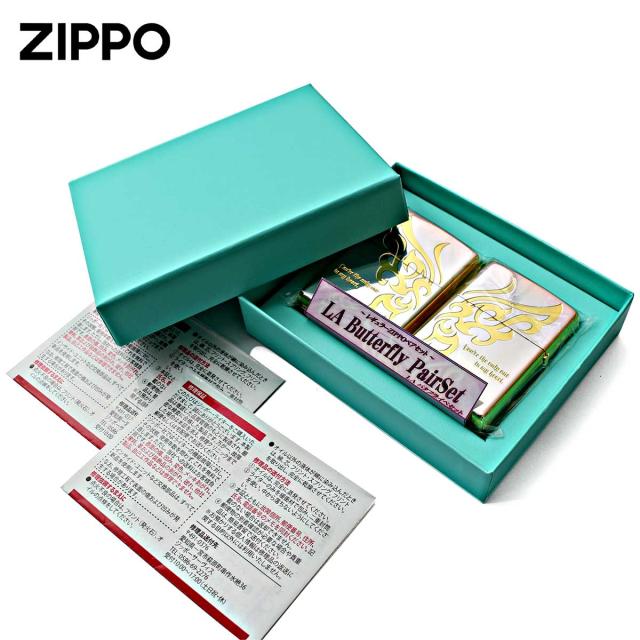 Zippo ジッポライター ペア バタフライ ペアセット LA Butterfly Pair Set LAPR-SGP メール便専用商品_4