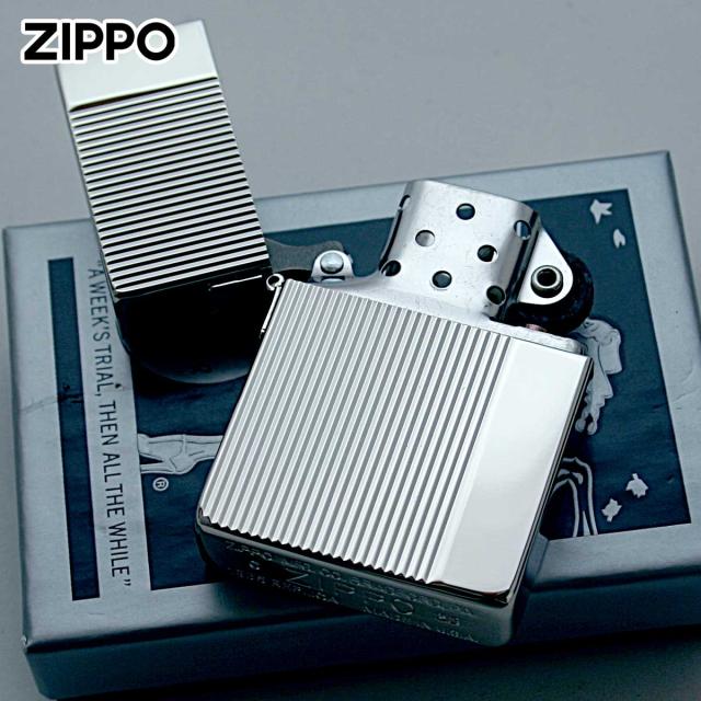 Zippo ジッポライター 1935レプリカ ダイヤカットライン シルバー 1201S289 メール便専用商品_2