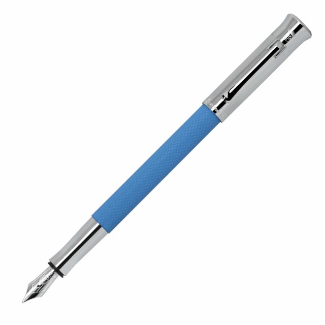 グラフ・フォン・ファーバーカステル Faber Castell ギロシェ GULF BLUE ガルフブルー 万年筆 即日 送料無料