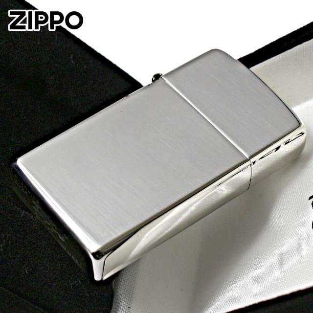 Zippo ジッポライター スリム 純銀 スターリングシルバー 925 Zippo ジッポライター スリム 純銀 スターリングシルバー 925