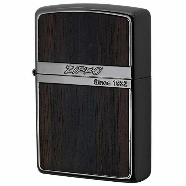 Zippo ジッポライター ウッド 木目 木 ネオブラック 両面加工 Wood Series Neo Black NB-Wood ダーク 黒檀 プレゼント 贈り物 男性 女性 シンプルの通販は 8,151円