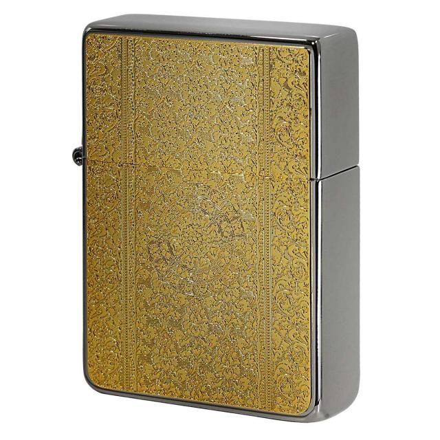 Zippo ジッポライター 1935レプリカ ダマスク柄 ゴールド DAMASK White Nickel & Metal C G・G プレゼント 贈り物 女性 かわいいの通販は