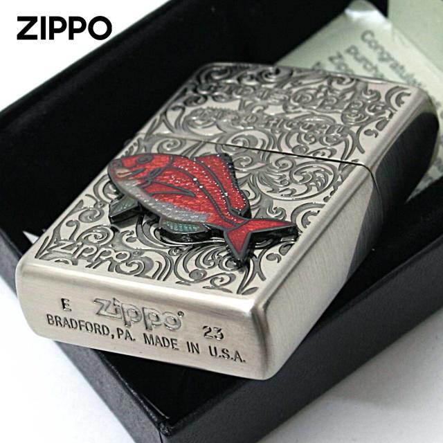 Zippo ジッポライター 真鯛 ヴィンテージ 七宝メタル 海水魚 Zippo ジッポライター 真鯛 ヴィンテージ 七宝メタル 海水魚