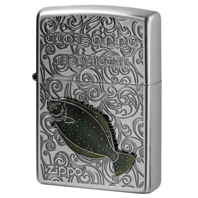 Zippo ジッポライター Vintage Cloisonne fish metal Salt Water Fish