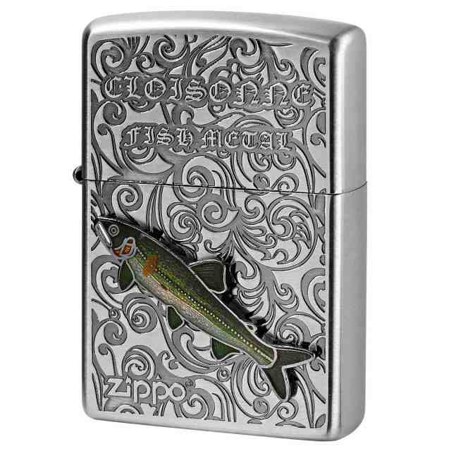 Zippo ジッポライター 鮎 アユ ヴィンテージ 七宝メタル 淡水魚 Vintage Cloisonne fish metal Fresh Water Fish AN-アユ プレゼント 贈り物 男性 釣りの通販は