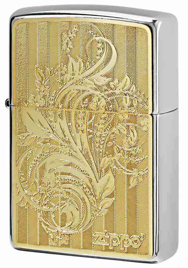 Zippo ジッポライター 200 Metal Gold Plate 真鍮板メタル