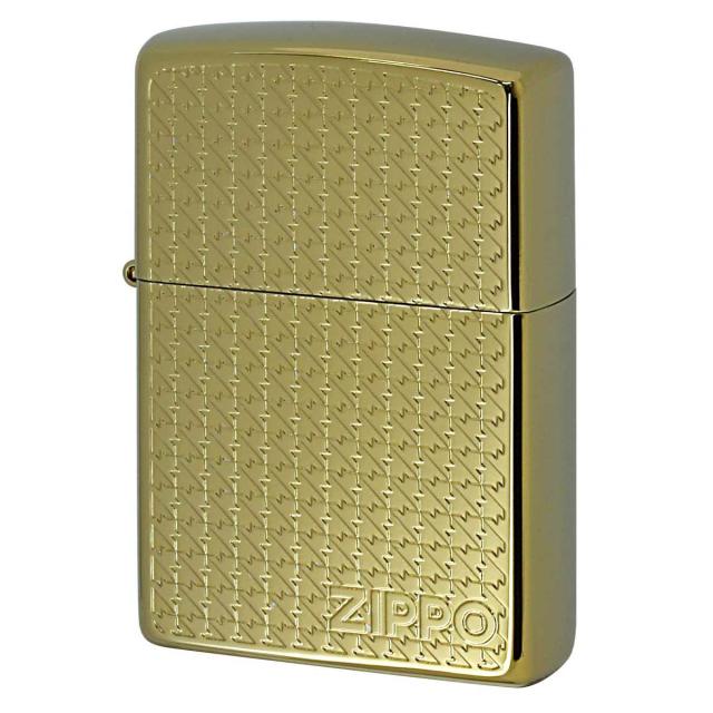 Zippo ジッポライター 千鳥格子 チタニュームコーティング ゴールド Houndstooth Titanium Coationg TC-Gold プレゼント 贈り物 女性 シンプル メール便可の通販は