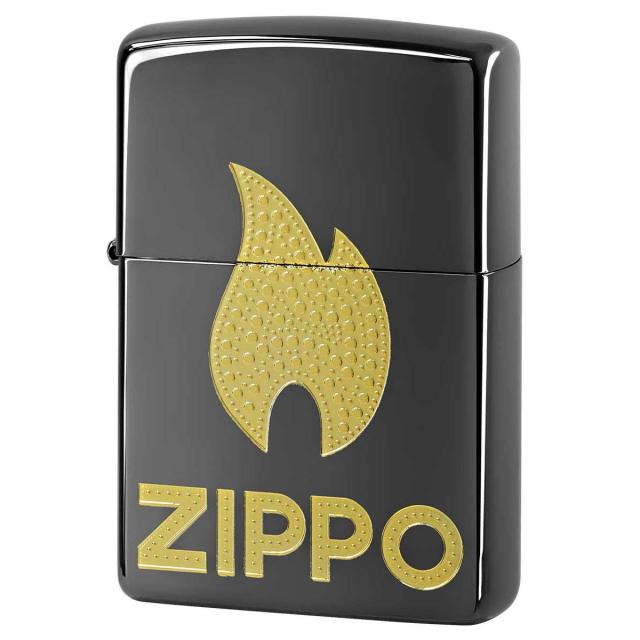 Zippo ジッポー ライター ZIPPO LOGO Flame Gold 2BKGZ メール便可の通販はau PAY マーケット 輸入