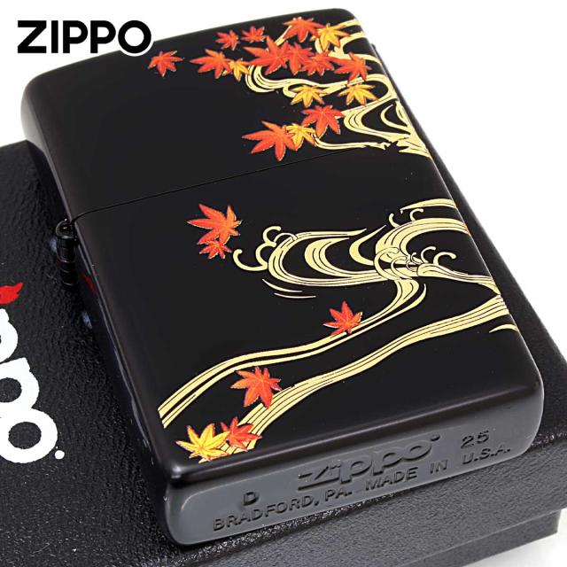 Zippo ジッポライター 和柄 日本 美 楓 紅葉 2BKG-MAPLE メール便専用商品
