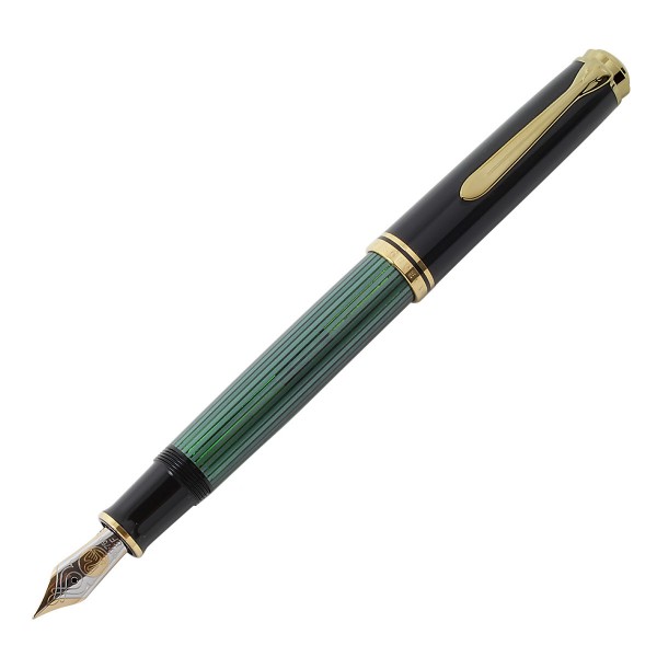 ペリカン（Pelikan） スーベレーン M800 グリーン縞 万年筆 購入割引品