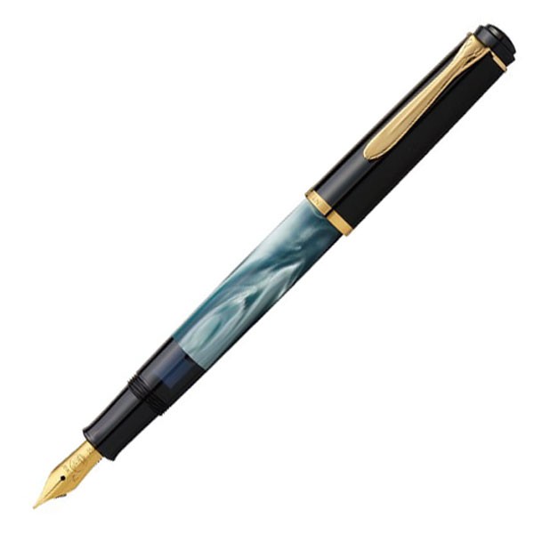 お取り寄せ ペリカン Pelikan クラシック M200 マーブルグリーン 万年筆 名入れ可 送料無料