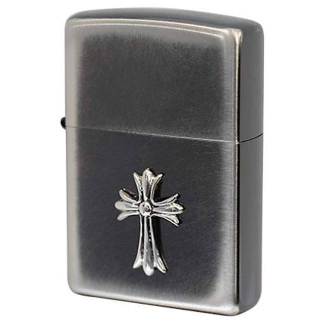 Zippo ジッポライター クロス 十字架 Cross ユーズドメタル スピニングブラッシュ ニッケルメッキ NiB クロス プレゼント 贈り物 男性 かっこいい メール便可の通販は 8,217円