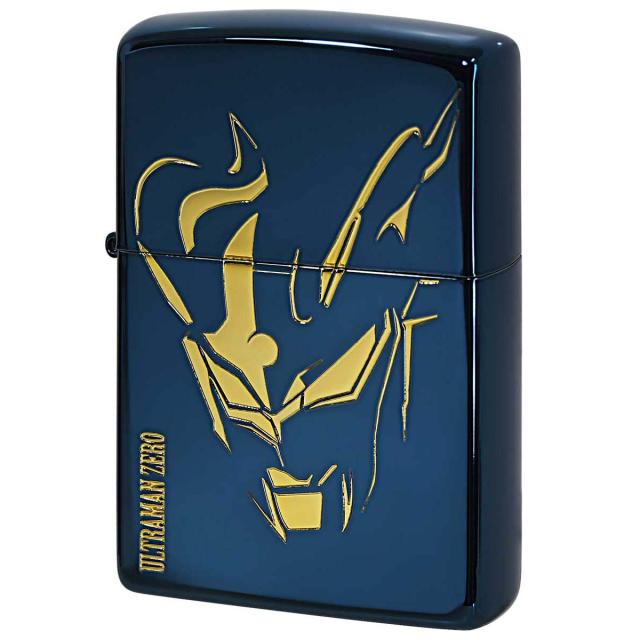 Zippo ジッポライター ウルトラマン ゼロ 10周年記念 両面加工 ブルーイオンコーティング ULTRAMAN ZERO 10th ANNV.  オフィシャルライセンス品 BLイオン プレゼント 贈り物 男性 かっこいい 公式の通販は