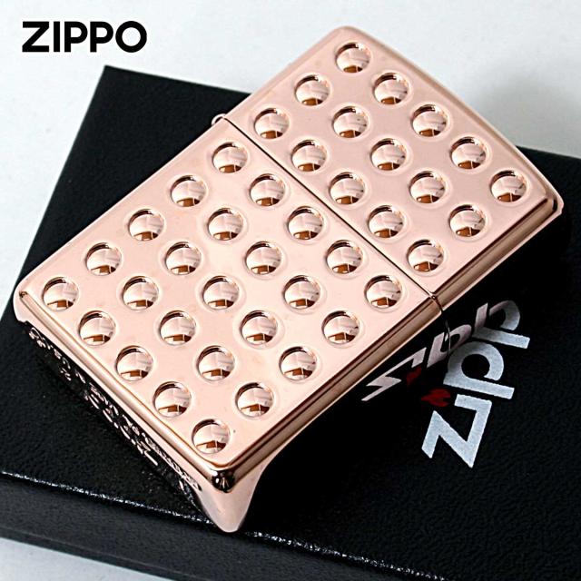 Zippo ジッポライター アーマー シャインレンズカット ピンクゴールド ARMOR Shine Lens Cut PG メール便専用商品